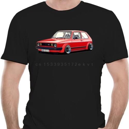 T-Shirt Germany Classic Legend Car Golf Gti Red Mk1 New Brand Sales Short Sleeve Military T Shirts