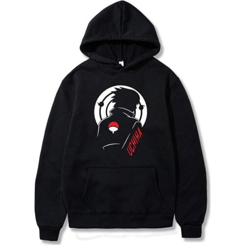 2021 Summer Latest Anime Hoodies Uchiha Family Mark Sasuke Sharingan Costume Harajuku Hoodie Sweatshirt