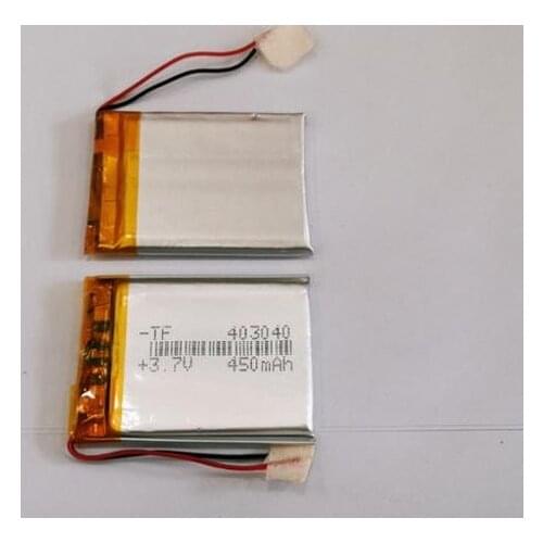 3.7 V lithium 403040 043040P 403040P 3.7V 450mah with protection board , used for bluetooth MP3,MP4 lithium battery