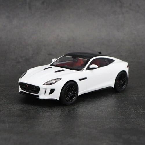 1/43 Metal Alloy Die-casting Car Model Jaguar F-TYPE COUPE R Polaris White Coupe Adult Collection Childrens Toy Gift Display