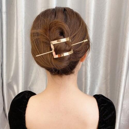 2020 New Women Girls Hairpins Clip Hair Jewelry Trendy Geometric Headwear Fashion Hair Accessories Barrettes