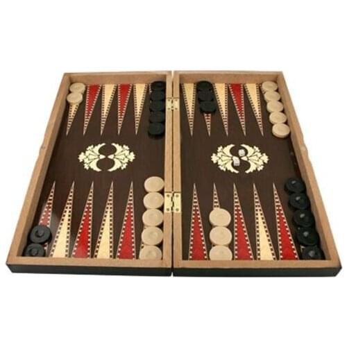 Board game backgammon set international toy gifts handmade wooden folding leisure travel oversized chess board games turkey