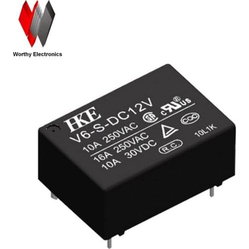 Wholesale 10pcs/lot relay V6-S-DC12V
