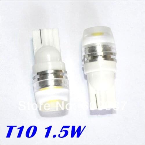 Wholesale T10 1.5W High power light W5W T10 led light 194 168 192 W5W led super bright Auto led wedge led auto lamp