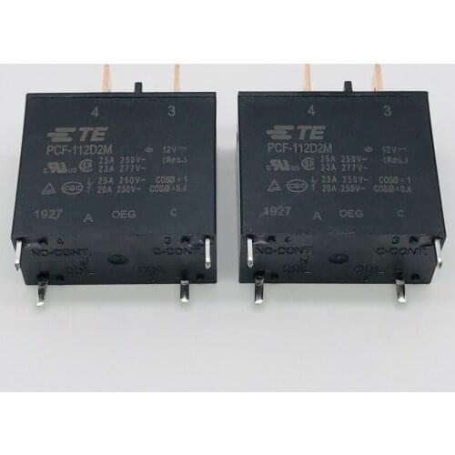 Original PCF-112D2M 12VDC 4PIN 25A 250VAC relays