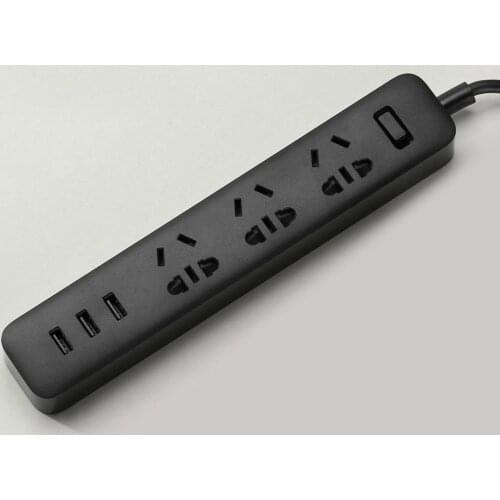 Original Xiaomi Smart Home Electronic Power Strip Socket Fast Charging 3 USB + 3 Sockets Standard Plug Interface Extension EU US