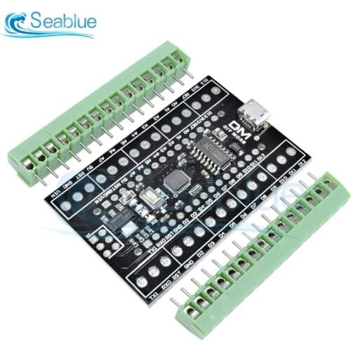 CH340 Nano Atmega 328P V3.0 Terminal Adapter Driver Terminal Two in One Parts Expansion Board Micro Controller USB Module
