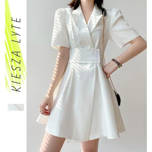 Casual Ladies White Shirt Dress Lantern Sleeve A Line 2021 Summer Women Shirt Tunic Dresses vestido de mujer