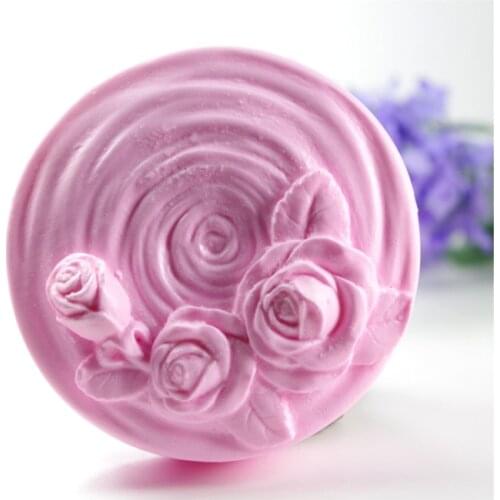 Rose Flower 3D Handmade DIY Silicone Mold Soap Mold Resin Crafts Fondant Cake Decorating Mould Soap Making Tools