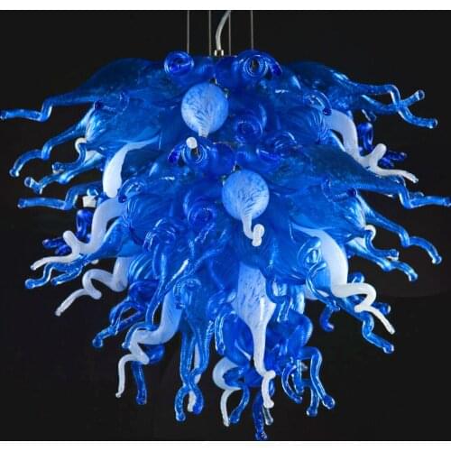 Modern LED Light Source Italian Dale Style Hand Blown Murano Glass Material Indoor Chandelier