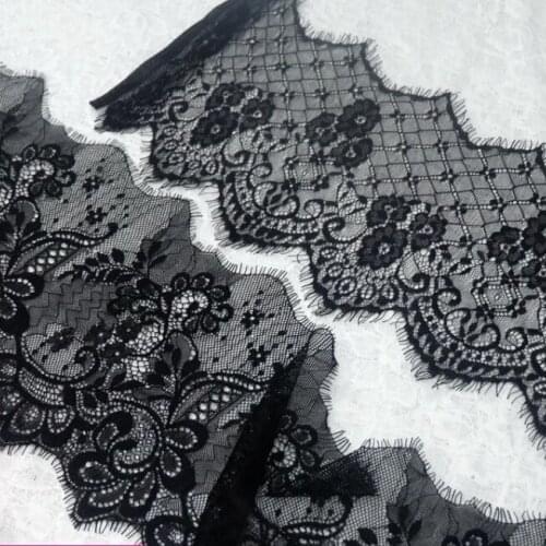 High-quality export single eyelashes lace light-sensitive lace, handmade DIY clothing veil accessory