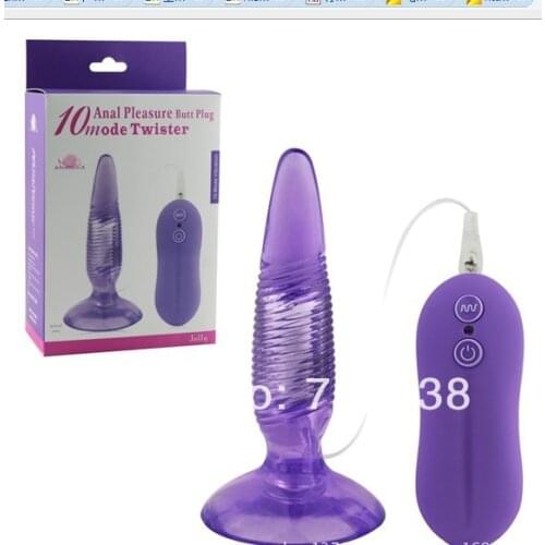 10 Models Twister anal Pleasure vibrator sex toy anal plug butt plug anal ball Drop shipping