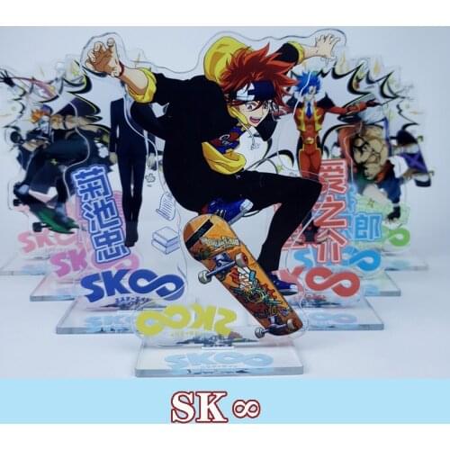 Anime SK8 the Infinity SK EIGHT SK∞ Kyan Reki Miya Stand Figure Cosplay Acrylic Desk Model Display Decor Boy Girl Xmas Toy Gifts