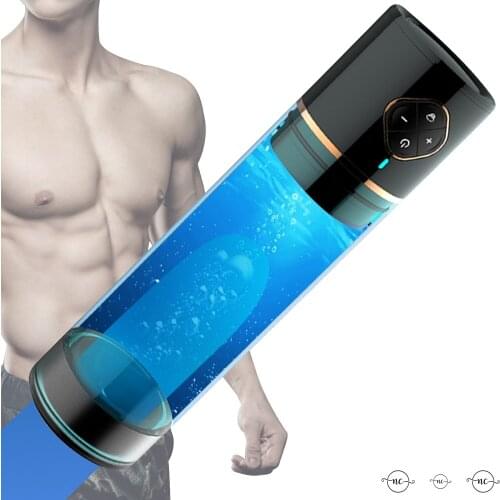 Automatic Extender Penis Enlargement Pump sex toys for men Water Bath Electric Penis Pump Vacuum Aid Impotence Helper Erection