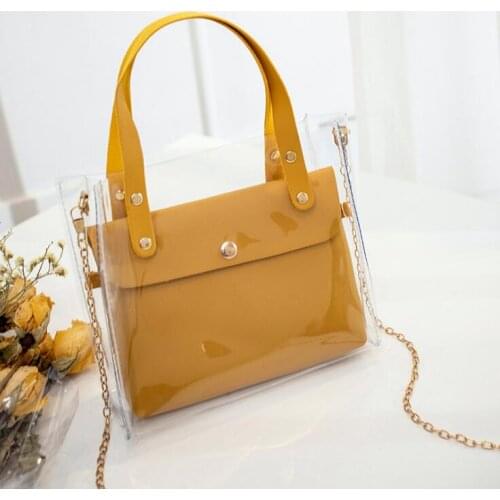 Free shipping Britt tui 2020 Transparent Bag Girl New Fashion Trend Mini Bag Mini Jelly Mother Handbag