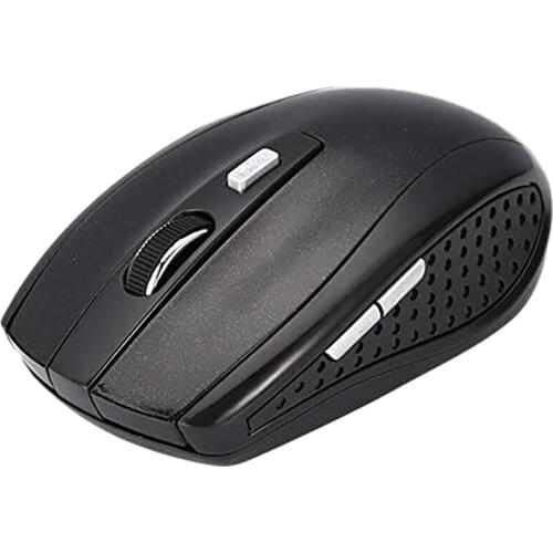2.4GHZ Wireless Optical Mouse, Ergonomic Design, Optical Technology, USB Computer Mouse for PC, Black