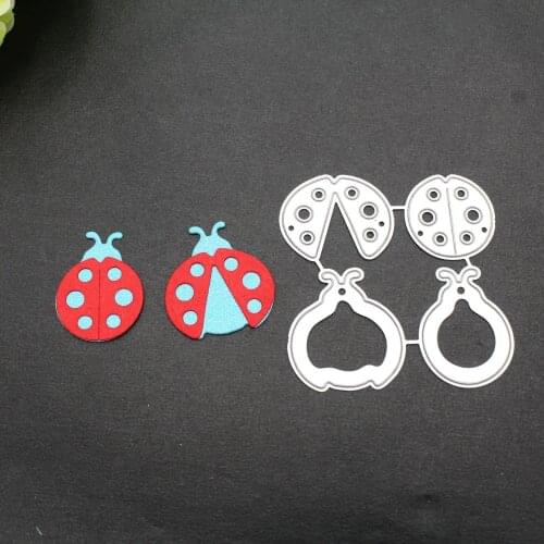 Ladybug Craft Paper Dies Cut For Card Making Diy Scrapbooking Dies Metal 2021 Embossing New