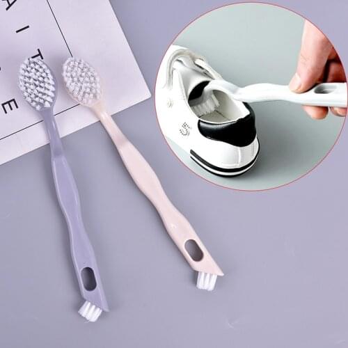 Double-end Shoe Brush Cleaner Cleaning White Shoes Cleaner Sneaker Multifunction Cleaning Brush Bathroom Kichen Tool Cleaner Kit