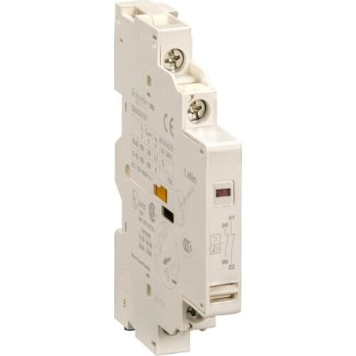 GV-AD0101 GVAD0101 TeSys GV2 & GV3 - auxiliary contact - 1 NC + 1 NC (fault)