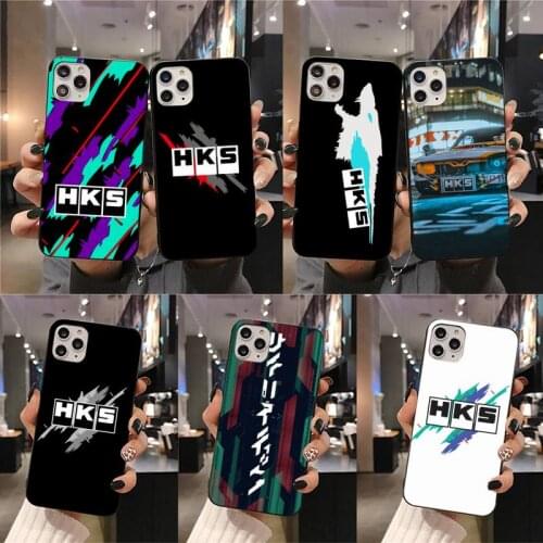 HKS Japan Cool Phone Case for iphone 12 pro max 11 pro XS MAX 8 7 6 6S Plus X 5S SE 2020 XR case