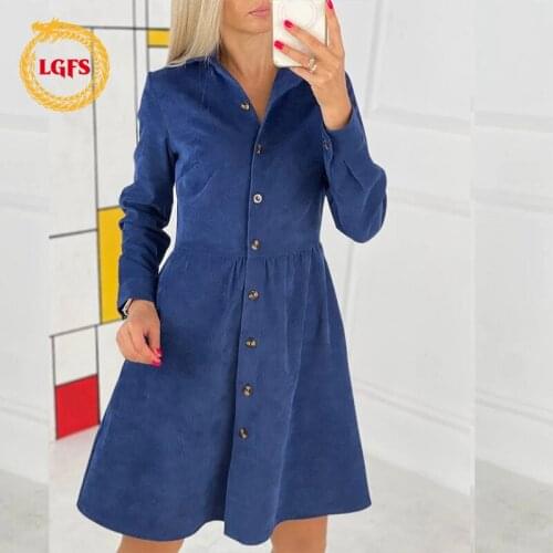 Модные платья-рубашки LISCN China At AliExpress