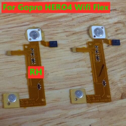 NEW Original For Gopro Hero4 Shutter Cable Wifi Setting FLEX Repai Hero 4 Key Side Buttons Microphone Action Camera Actioncam