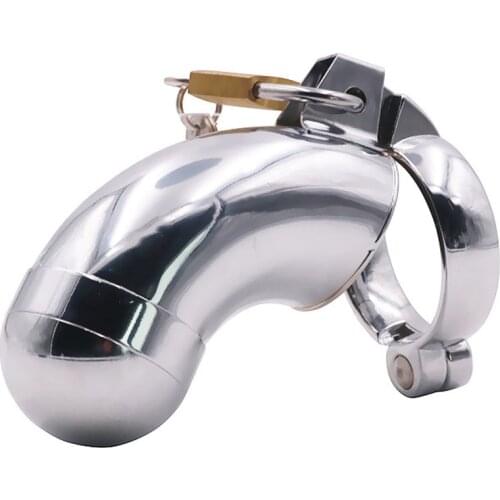 Male Chastity Lock Metal Penis Sleeve Cock Cage Cbt Bondage Erotic Sex Toys For Men Chastity Cage Device CB6000 Adult Products