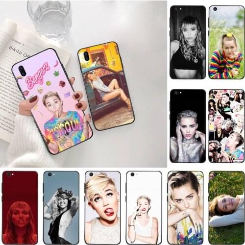 CUTEWANAN Miley Cyrus Custom Photo Soft Phone Case For Vivo Y91c Y17 Y51 Y67 Y55 Y93 Y81S Y19 V17 vivos5