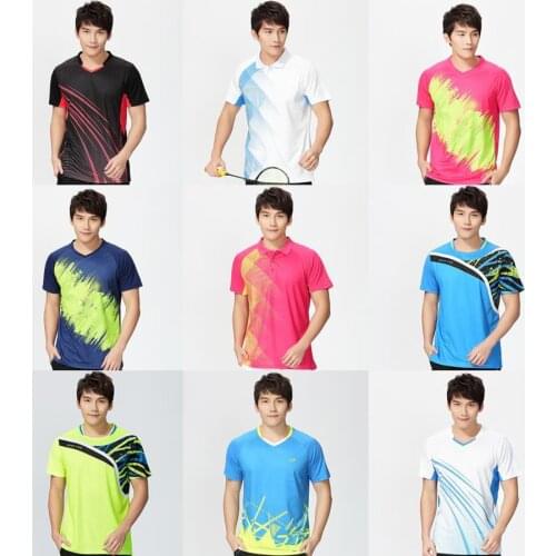 Quickly-dry Badminton Wear T-shirts Men,Breathable Table Tennis t shirt Male,Tennis Tshirt Running Sport Shirt Volleyball Jersey