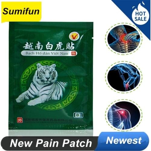 48 Pcs Capsicum Plaster Vietnam White Tiger Balm Pain Patch Medical Plaster Meridians Stress Relief Arthritis Capsicum Plaster