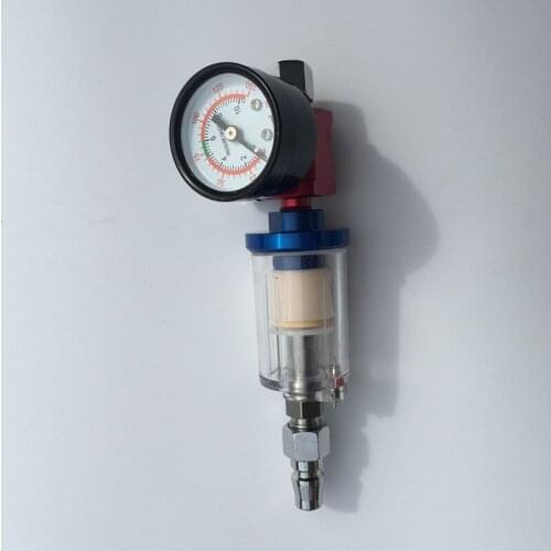 HVLP spray gun regulator watch air pressure adjustment regulator tail pressure gauge spray gun regulator Gun pressure gauge