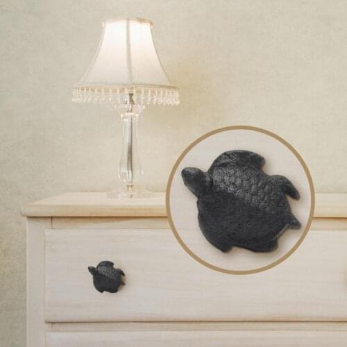 Drawer Handle Vintage Cabinet Handle Compatible Iron Sea Animal Drawer Knobs for Cupboard