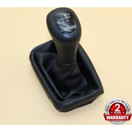For Mercedes Benz W202 C (93-01) C208 CLK (97-03) W210 E (95-03) AVANTGARD 5 Speed Car Stick Gear Shift Knob With Leather Gaiter