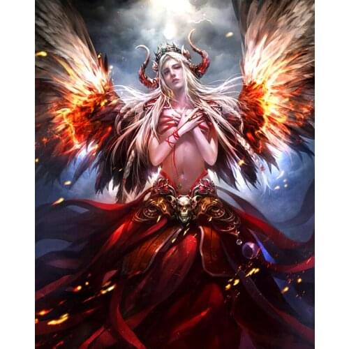 SHANSHIYOUPIN 5D DIY Diamond Painting Beautiful Angel Diamond Embroidery Diamond Mosaic Cross Stitch Full Diamond Decorative