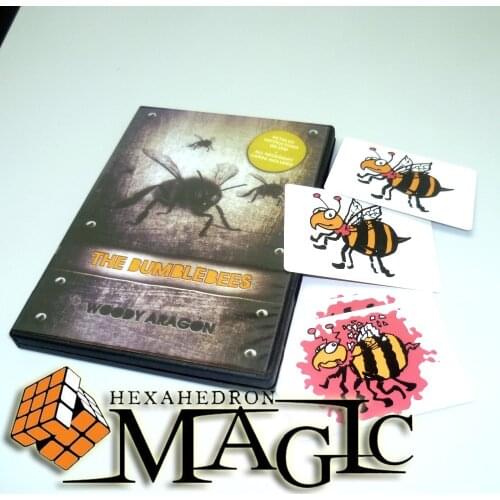 The Bumblebees by Woody Aragon / close-up professional card magic tricks products Free shipping