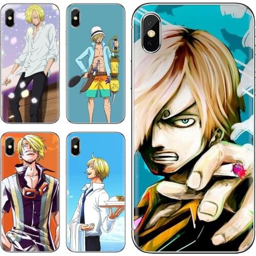 For Samsung Galaxy A10 A40 A50 A70 A3 A5 A7 A9 A8 A6 Plus 2018 2015 2016 2017 One Piece Sanji Pretty Silicone Phone Case