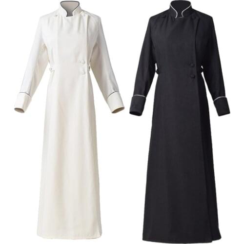 Women Priest Cassock Choir Minister Robe Clergy Pulpit Liturgical Vestment