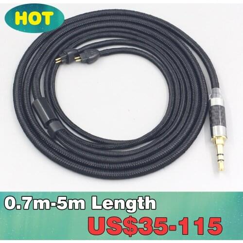 2.5mm 4.4mm Super Soft Headphone Nylon OFC Cable For HiFiMan RE2000 Topology Diaphragm Dynamic Driver Earphone LN007526
