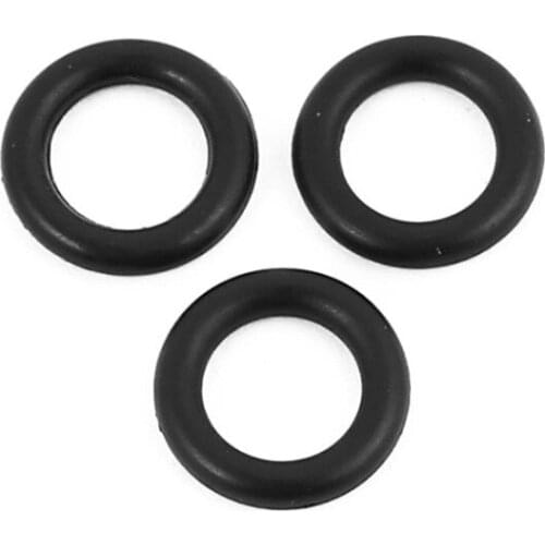 Uxcell 10mm x 1.9mm Rubber O-rings NBR Heat Resistant Sealing Ring Grommets Black 20PCS Non-toxic Oil Resistant Hot Sale