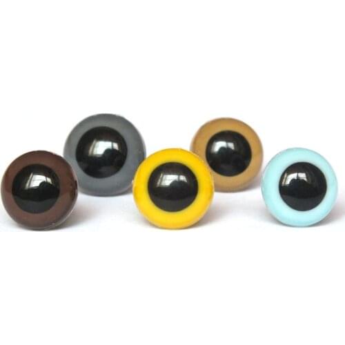 High quality!! 20pcsx 12mm/13.5mm/15mm Plastic Safety Eyes Diy doll Toy Accessories