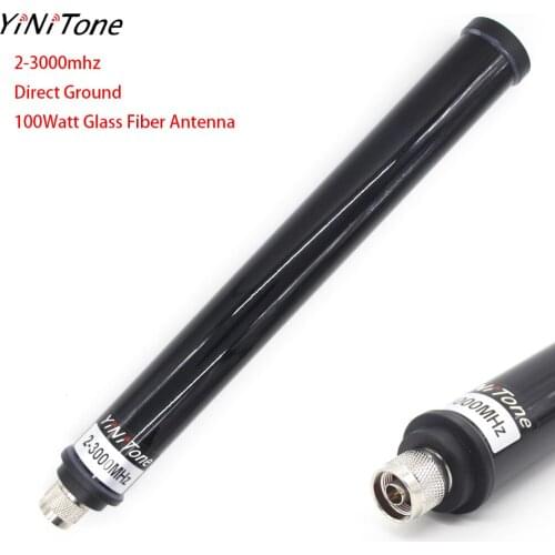 YiNiTone GRA-3000M Wideband 2-3000MHz Full Band FRP Fiberglass Hackrf One type N Antenna