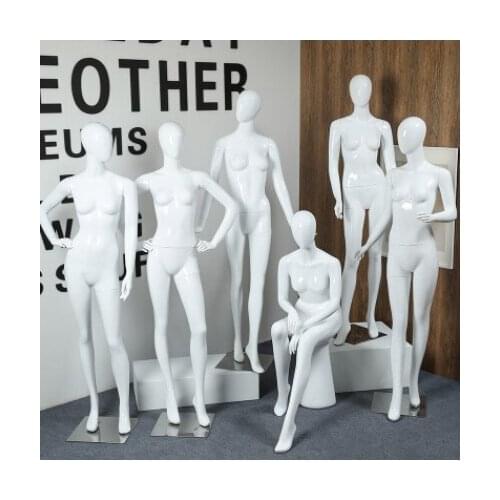 Best Quality New Style Female Fiberglass Faceless Female Mannequin Factory Direct Sell