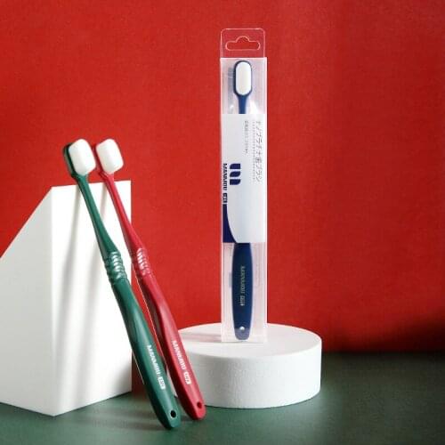 Japan Manmou Shi Duo Wan Mao Toothbrush Single Adult Soft Hair Care Month Wan Mao Toothbrush