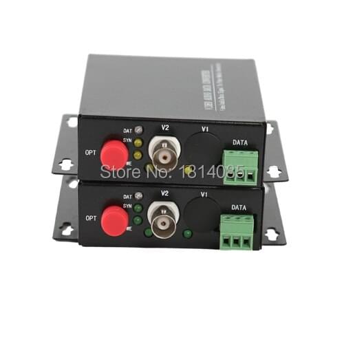 1 channel Digital Video Optical Transceiver&1-channel reverse RS485 data Single-fiber single-mode fiber optic converter FC 20KM
