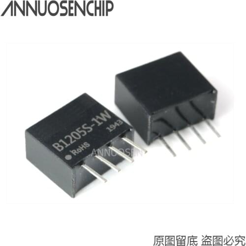 10PCS B1203S-1W B1205S-1W B1209S-1W B1212S-1W B1215S-1W B1224S-1W B1203S B1205S B1209S B1212S B1215S B1224S 1W 12V DC-DC SIP-4