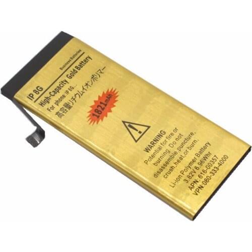 10pcs /lot 3.8V 2850mAh 0 cycle High Quality Replacement Gold Battery For iPhone 8 8G I8G Internal Replacement Battery