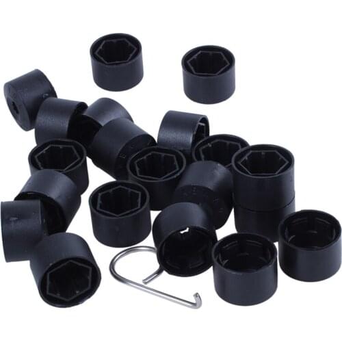 20 Wheel Nut Bolt Cover Cap 17mm For Vo lksw agen Golf MK4 Passat Audi Beetle