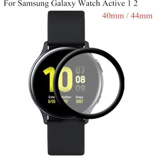 3D Curved Screen Protector For Samsung Galaxy Watch Active 1 2 Soft Protective Film Cover For Galaxy Watch 2 40mm 44mm Protector