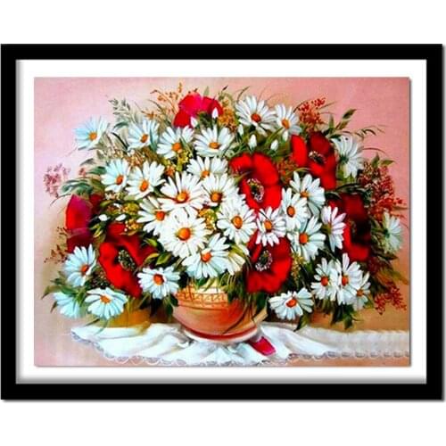 5D diy diamond painting Still Life flowers,full diamond embroidery,3d,diamond needlework home decoration,New year gifts