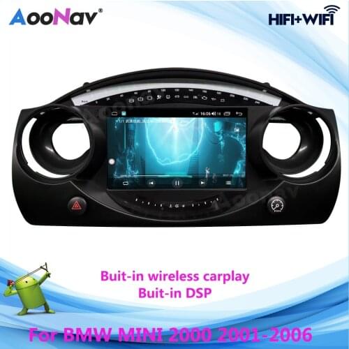 Android 10.0 Car Radio For BMW Mini Cooper Hatch Convertible R50 R52 R53 2002-2006 Multimedia Stereo Receiver AutoRadio Player